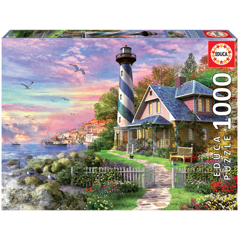 Educa Puzzle 1000 Lighthouse At Ro