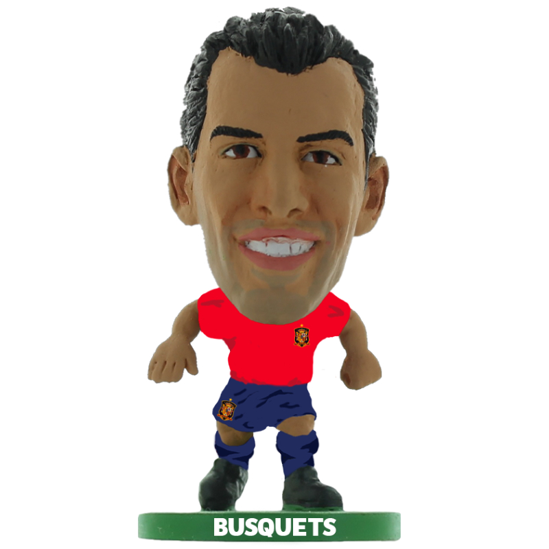 Soccerstarz Spain Sergio Busquets Home Kit Collectible Figure