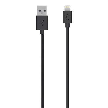 Belkin Lightning to USB Charge Sync Cable Black 3M