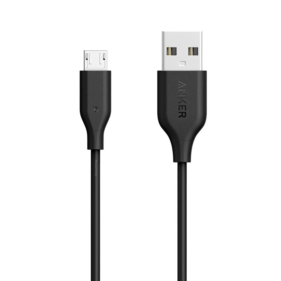 Anker Powerline USB Cable 0.9 M USB A Micro-USB A Male Black