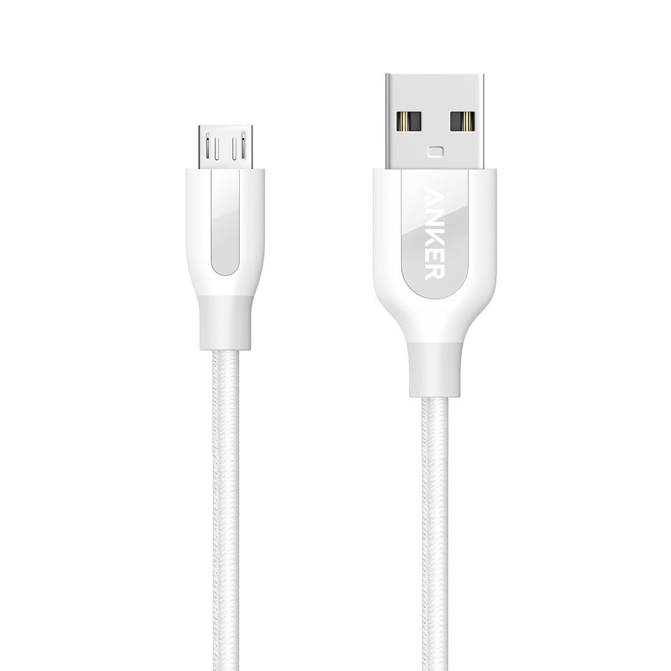 Anker Powerline Micro USB 3FT 0.9M White
