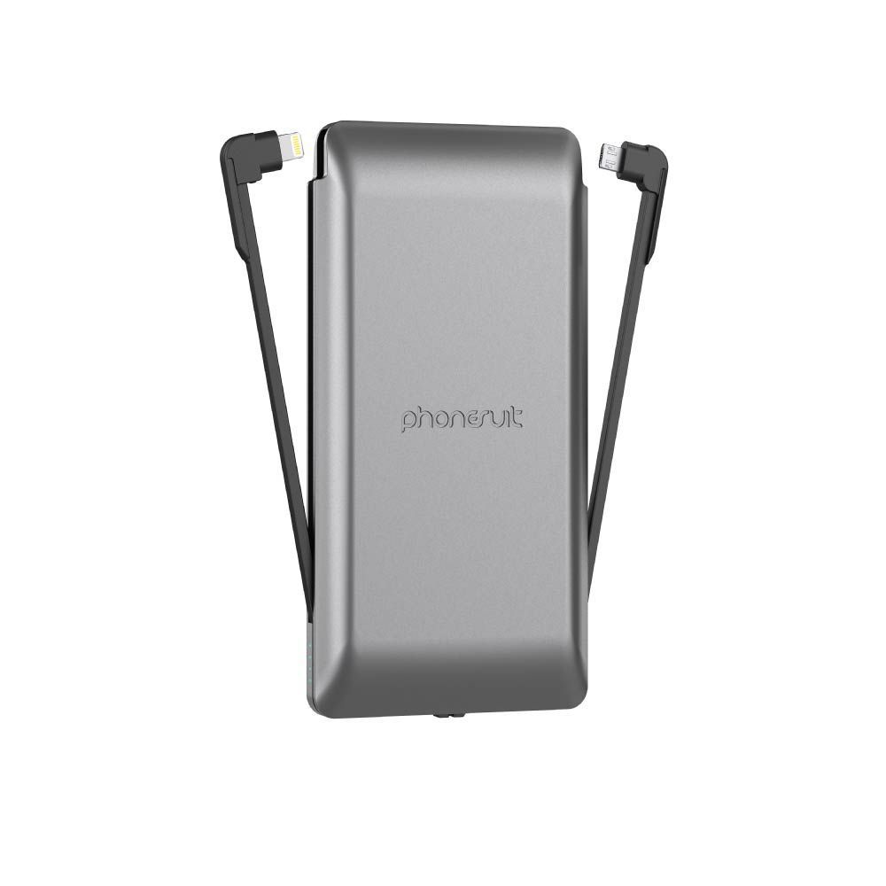 Phonesuit Journey Power Bank Grey Lithium-Ion (Li-Ion) 10000mAh