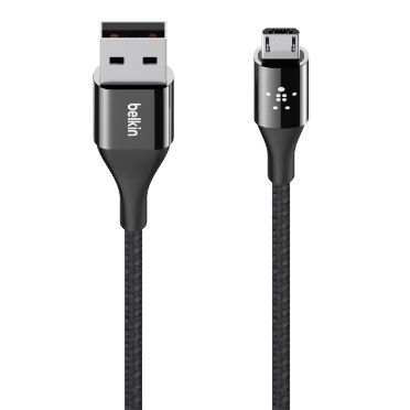Belkin Duratek 1.2M USB A Micro-USB B Male Male Black USB Cable