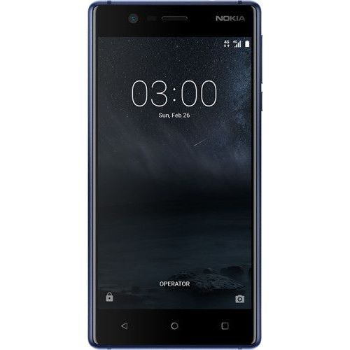 Nokia 3 Smartphone Dual Sim 4G 16GB Blue