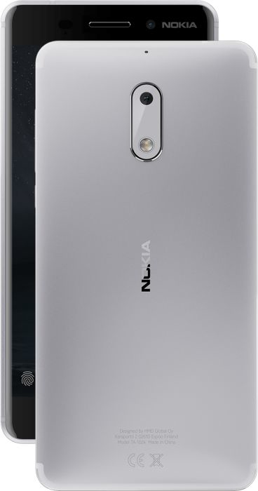 Nokia 6 Smartphone Silver Dual Sim 4G 32GB