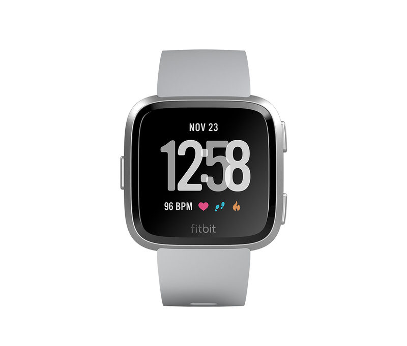 Fitbit Versa Grey/Silver Aluminum Smart Watch