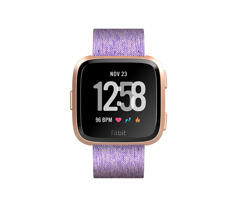 Fitbit Versa Special Edition Lavender Woven Smart Watch