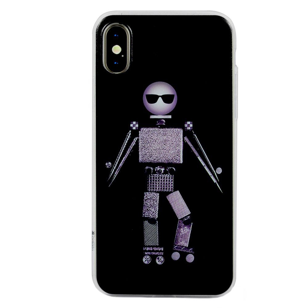 Silver Robot Apple Iphone X