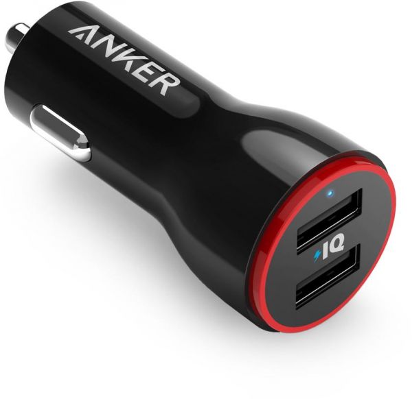 Anker Powerdrive 2 24W 2Port Car Charger Black