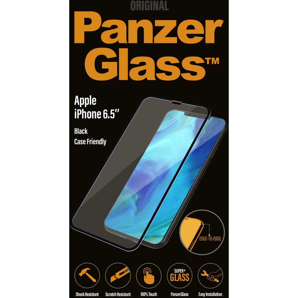 Panzerglass Edge to Edge Black Frame for Apple iPhone XS Max