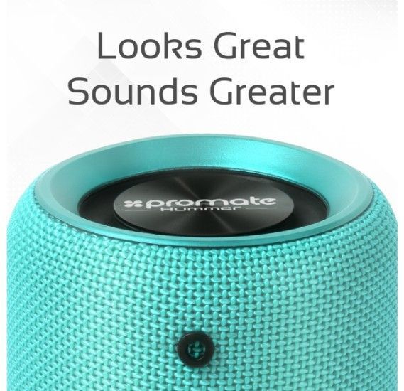 Promate Hummer Wireless Speaker 10W with Fm Turquoise