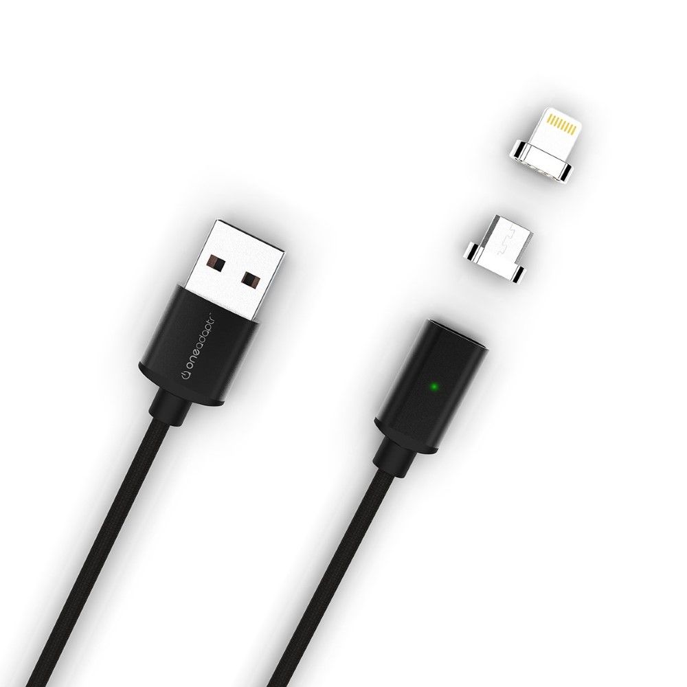 Evri Magnetic Tip USB Cable Apple Lightning and Micro USB Tips