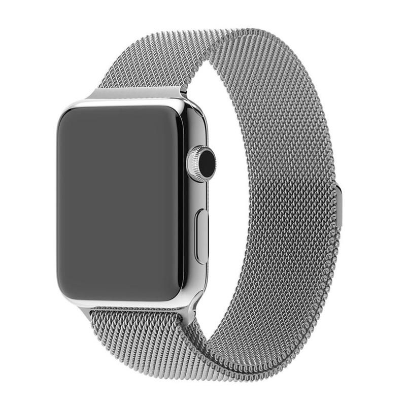 New Mesh Band For Apple Watch 42Mm 44Mmband Silver
