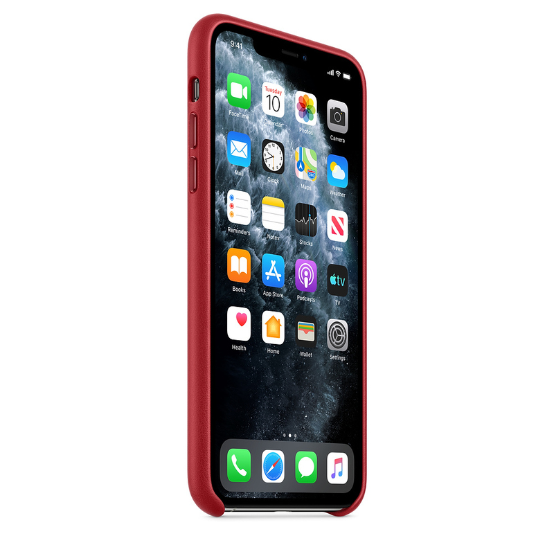 Apple iPhone 11 Pro Max Leather Case (Product) Red