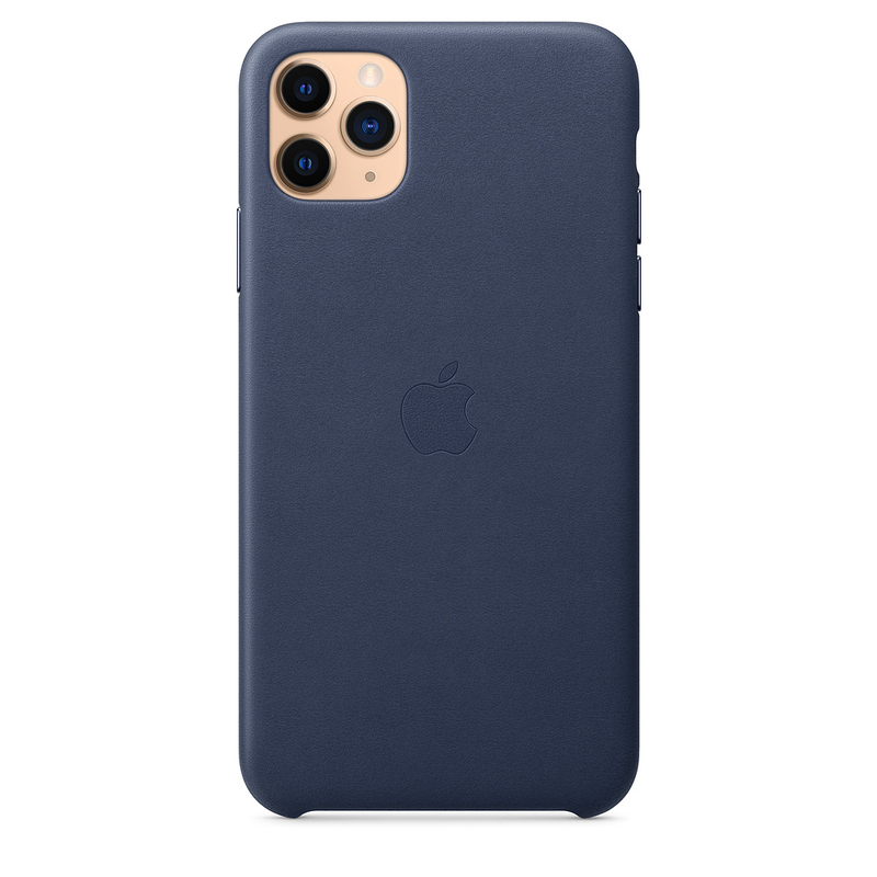 Apple iPhone 11 Pro Max Leather Case Mid Blue