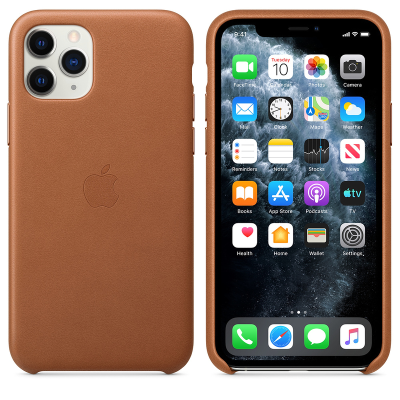 Apple iPhone 11 Pro Leather Case Saddle Brown