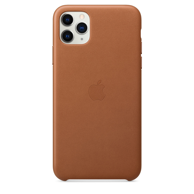 Apple iPhone 11 Pro Max Leather Case Saddle Brown