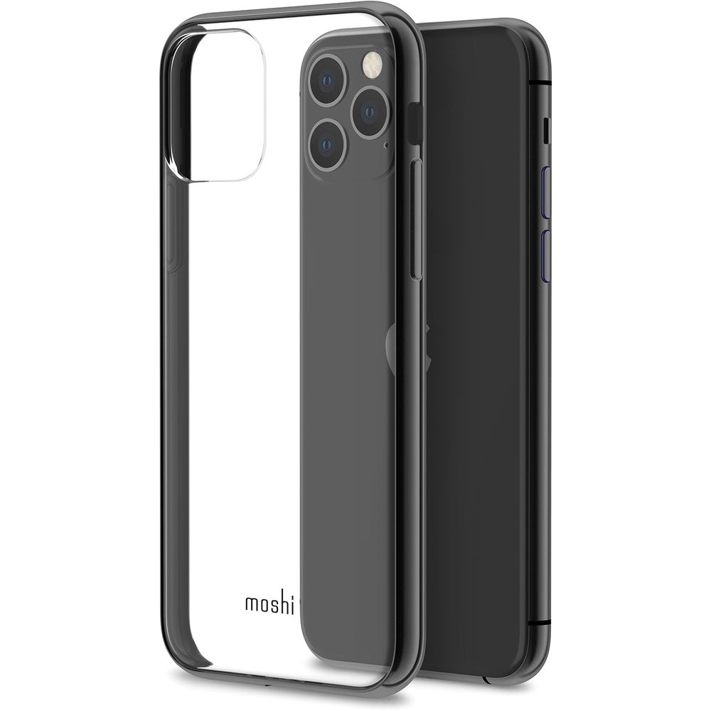 حافظة هاتف موشي 99MO103036 الجوال 14.7 سم (5.8 بوصة) غطاء أسود، شفاف