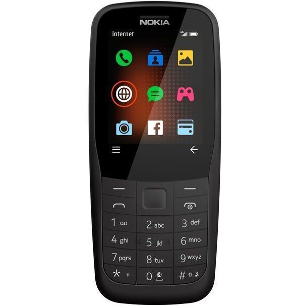 Nokia 220 Ta 1155 4G Dual SIM KSA Arabic Black