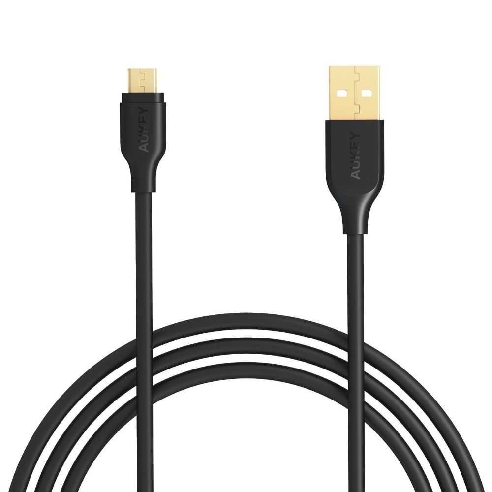 أوكي كيبل فايبر USB A 2 0 إلى مايكرو USB طول 2م أسود