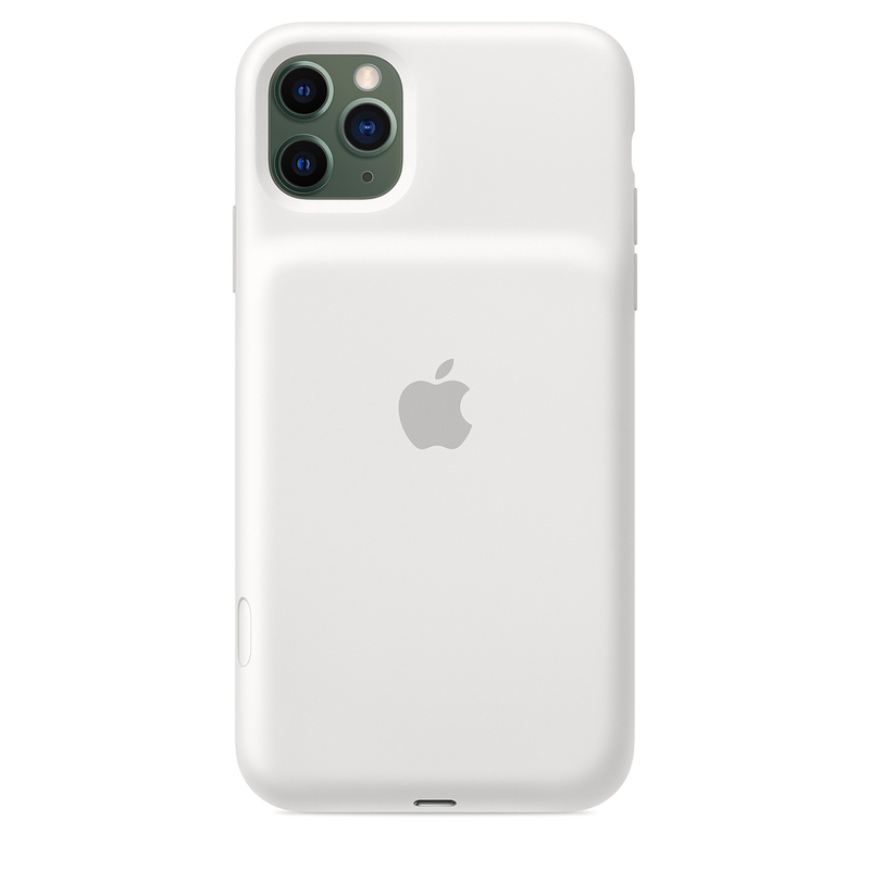 Apple iPhone 11 Pro Max Smart Battery Case with Wireless Charging White