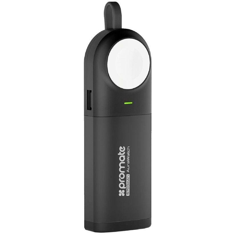 Promate 6700mAh Power Bank for Apple iPhone & Apple Watch Black