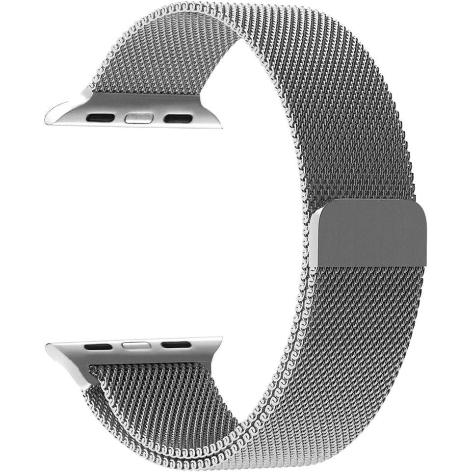 Promate Milanese Loop for 38mm Apple Watch Silver