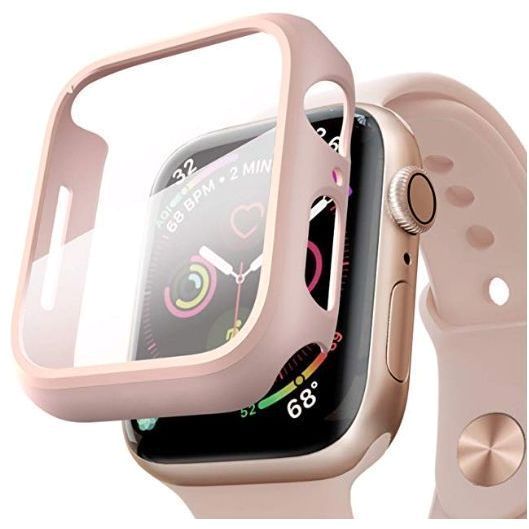 Hyphen Apple Watch 44mm Protector Tempered Rose Gold