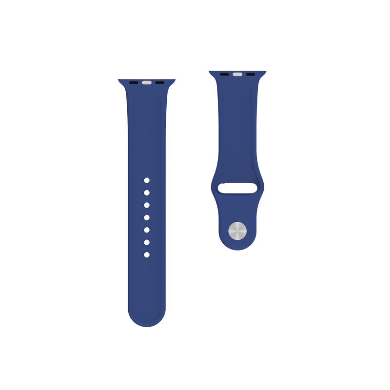 Behello Premium Apple Watch 42/44mm Silicone Strap Blue