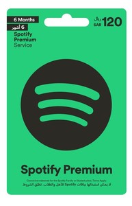 Spotify Premium 6 Month Subscription KSA (Digital Code)