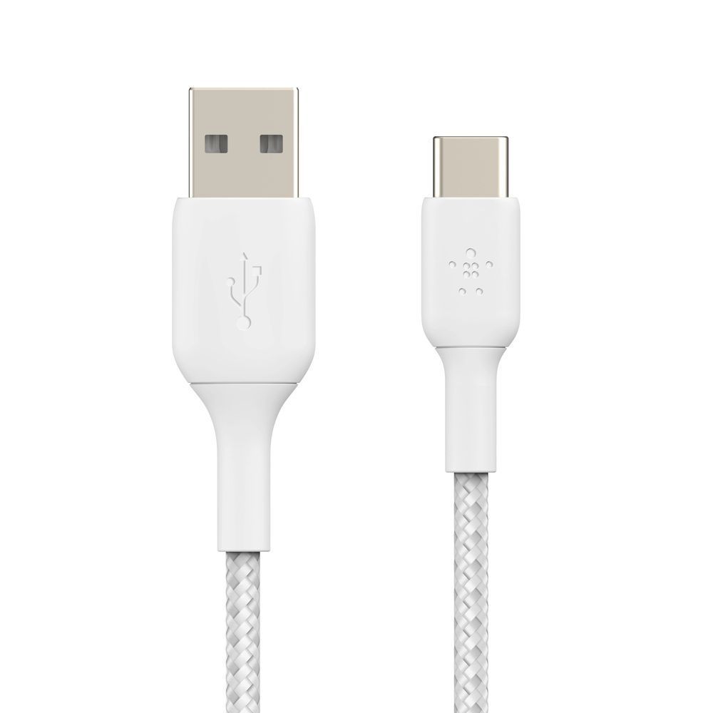 Belkin Cable Braided C to A 1M Wht