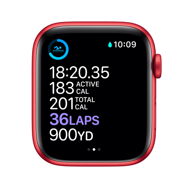 Apple Watch Series 6 GPS 40mm (Product) Red Aluminium Case with (Product) Red Sport Band