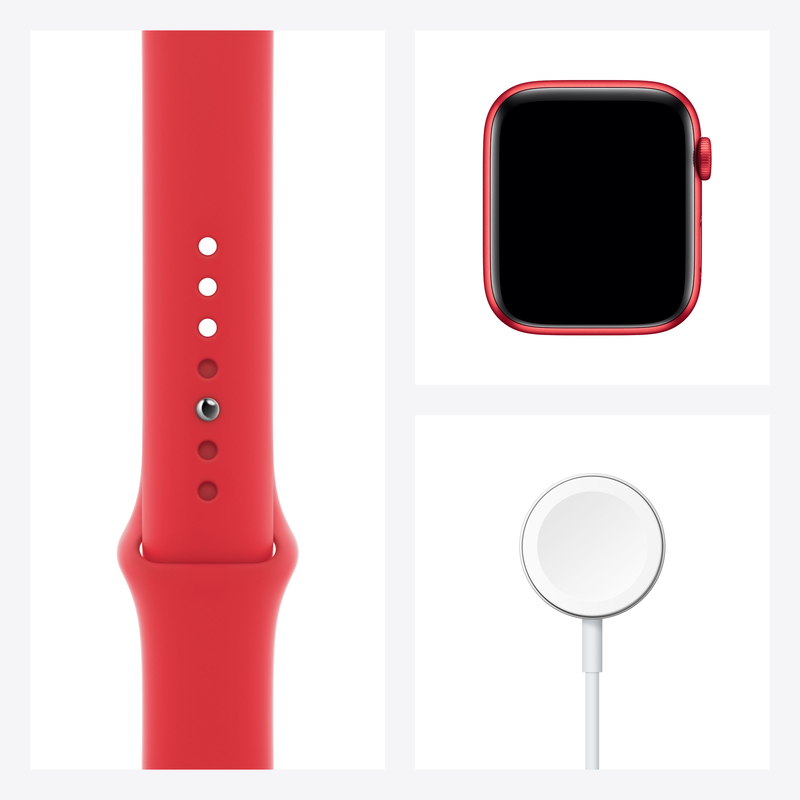 Apple Watch Series 6 GPS 40mm (Product) Red Aluminium Case with (Product) Red Sport Band