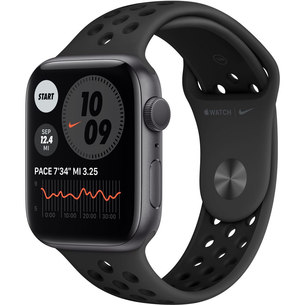 Apple Watch Nike Series 6 GPS 44mm Space Gray Aluminium Case with Anthracite/Black Nike Sport Band