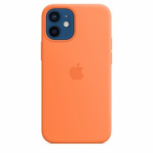 Apple iPhone 12 mini Silicone Case with MagSafe Kumquat