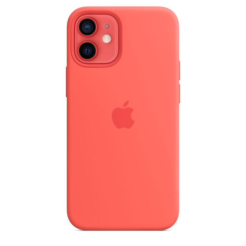 Apple iPhone 12 mini Silicone Case with MagSafe Pink Citrus