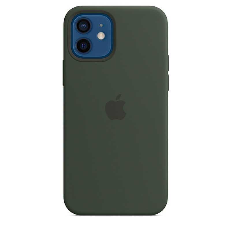 Apple iPhone 12 Pro Silicone Case with MagSafe Cypress Green