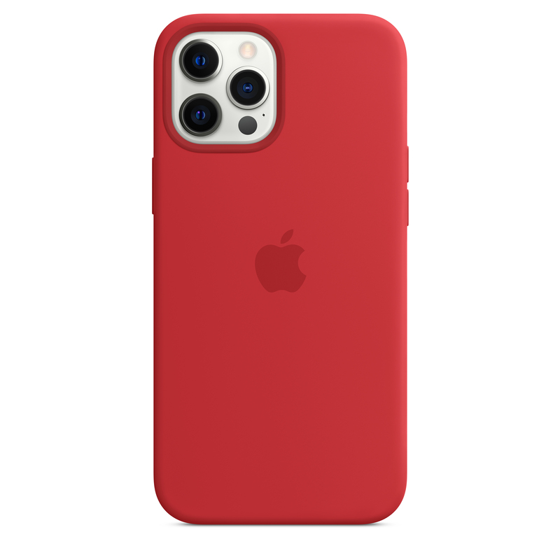 Apple iPhone 12 Pro Max Silicone Case with MagSafe (Product) Red