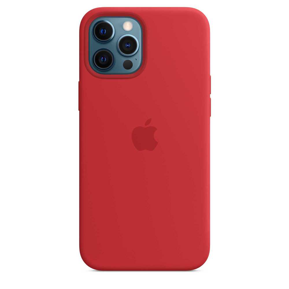 Apple iPhone 12 Pro Max Silicone Case with MagSafe (Product) Red