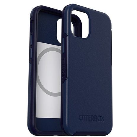 Otterbox Apple iPhone 12 5.4 Symmetry Series+Case with MagSafe Navy Captain Blue