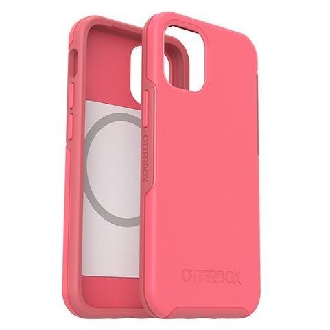 Otterbox Apple iPhone 12 6.7 Symmetry Series+Case with MagSafe Tea Petal Pink