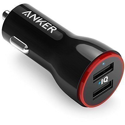 Anker Car Charger Powerdrive 2 24W 2 Port Car Charger White