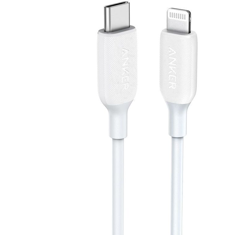 Anker Cable Powerline III USB C to Lightning 2.0 Cable 3FT/0.9M White