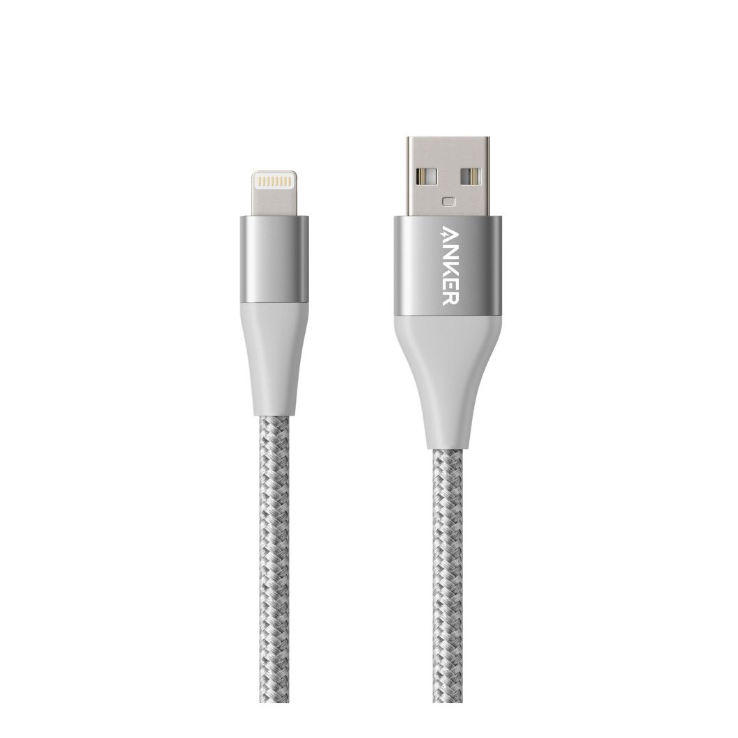 Anker Powerline and II with Lightning Connector 3FT . Silver