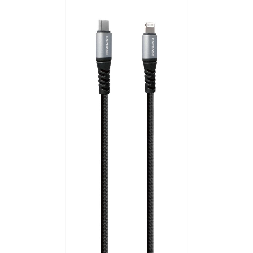 Capdase Metalic Lc Sync & Charge Cable USB-C Pd with Lightning Connector 1.5M -Black