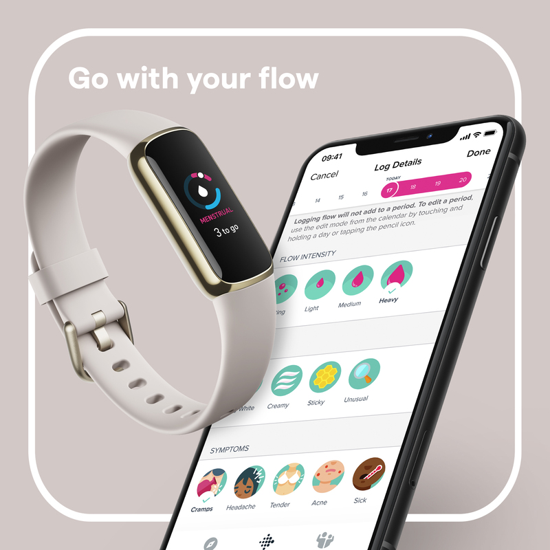 Fitbit Luxe Soft Gold/White