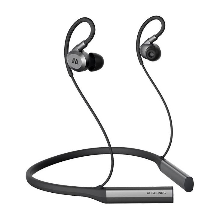 Aukey Ausounds Series Flex Neckband with Active Noise Cancelation Gray