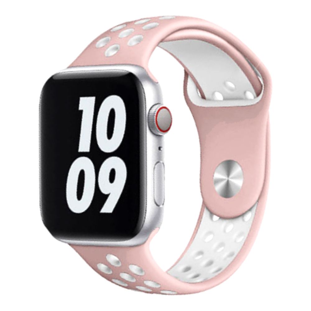 Hyphen Watch Strap - Apple - Silicone Sport Band Pink 38-40 mm