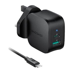 Ravpower RP-PC160 2-In-1 USB Charger Combo - Black
