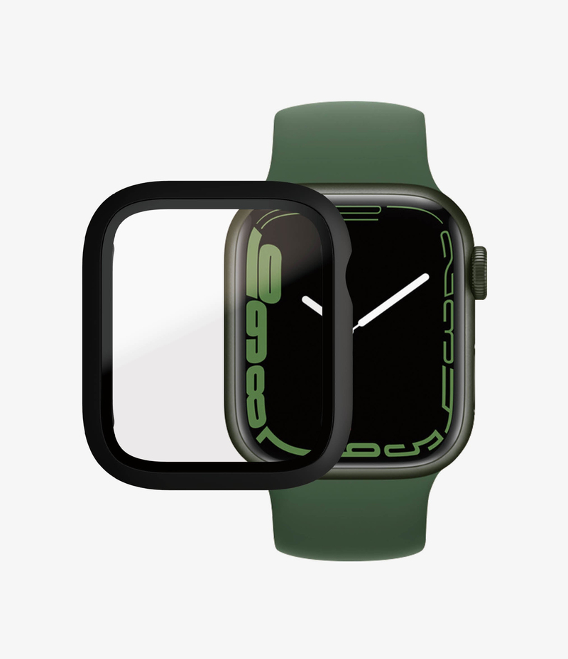 Panzerglass Apple Watch Series 7 41 Mm Black Ab Watch Full Body Case